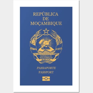 Mozambique passport Posters and Art